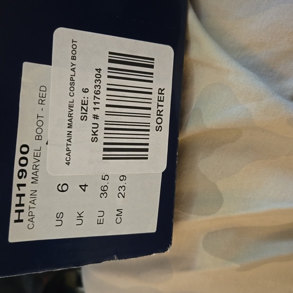 Captain Marvel cosplay avenger boots US 6 - Picture 7 of 7